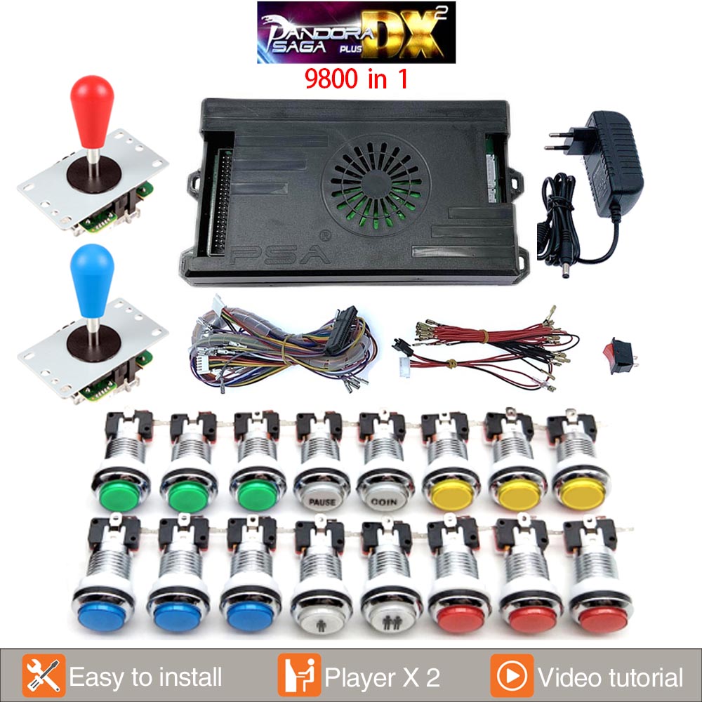 9800 in 1 Pandora Saga DX 2 Ar - Trackball Controller Arcade ulasan dan harga